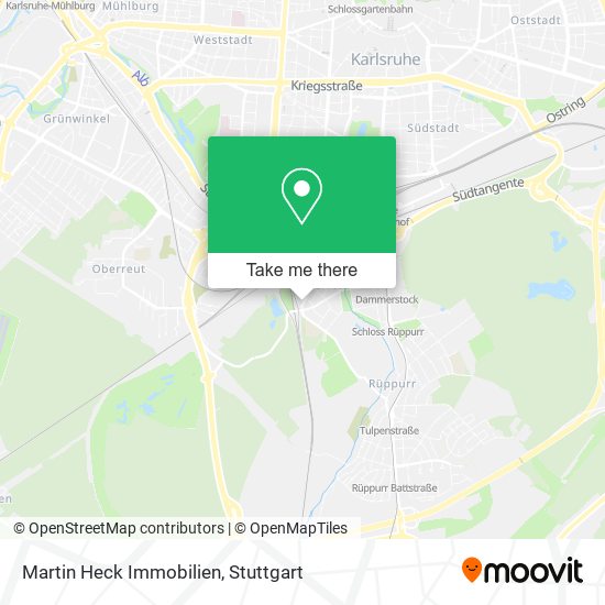Martin Heck Immobilien map