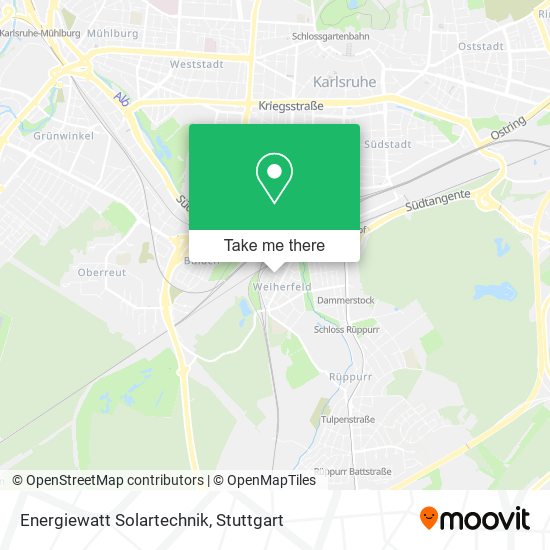 Energiewatt Solartechnik map