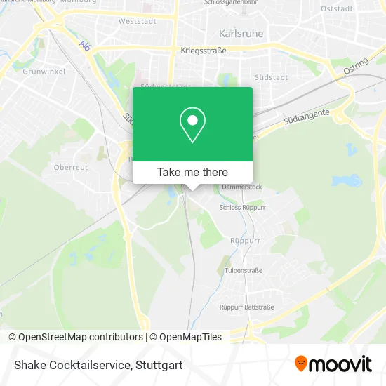 Карта Shake Cocktailservice