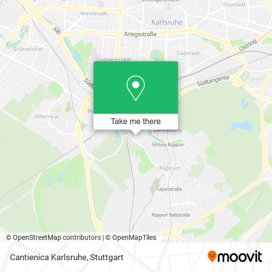 Cantienica Karlsruhe map