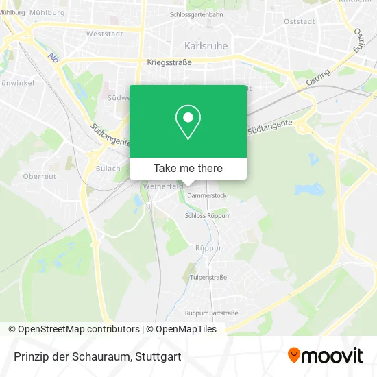 Карта Prinzip der Schauraum