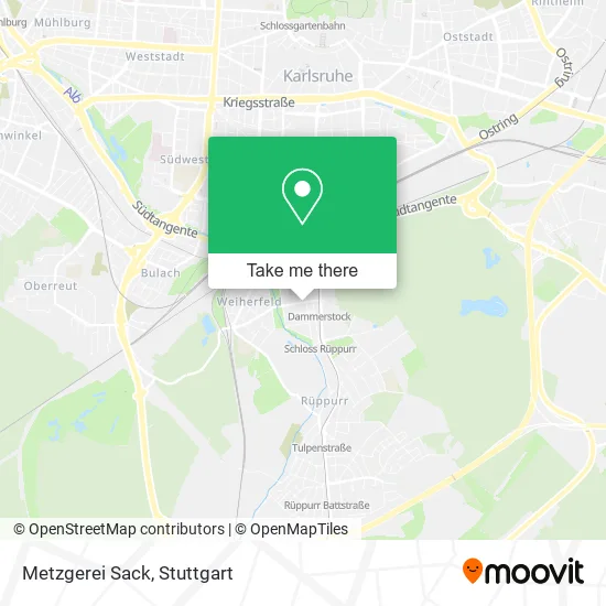 Карта Metzgerei Sack