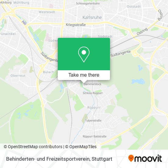 Карта Behinderten- und Freizeitsportverein