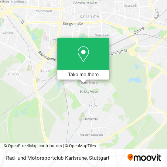 Карта Rad- und Motorsportclub Karlsruhe