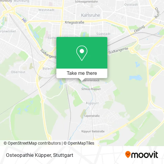 Карта Osteopathie Küpper