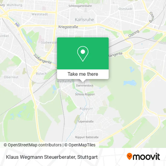 Карта Klaus Wegmann Steuerberater