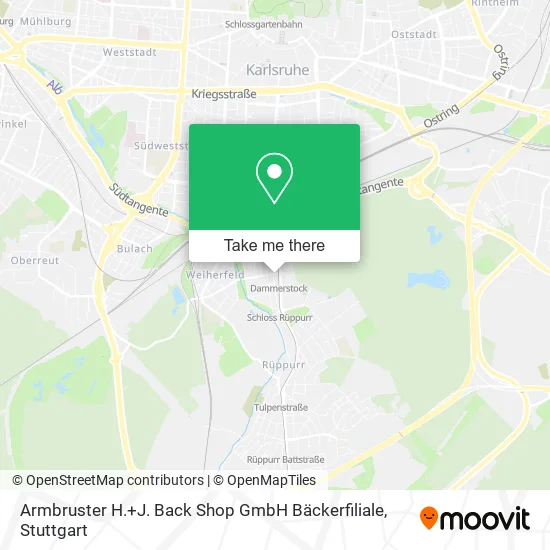 Карта Armbruster H.+J. Back Shop GmbH Bäckerfiliale