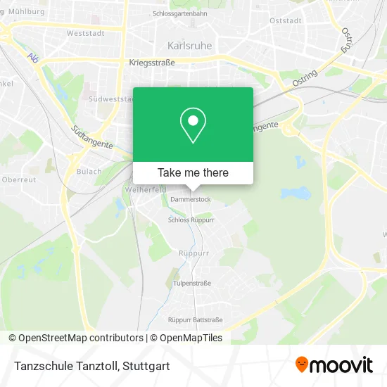 Карта Tanzschule Tanztoll