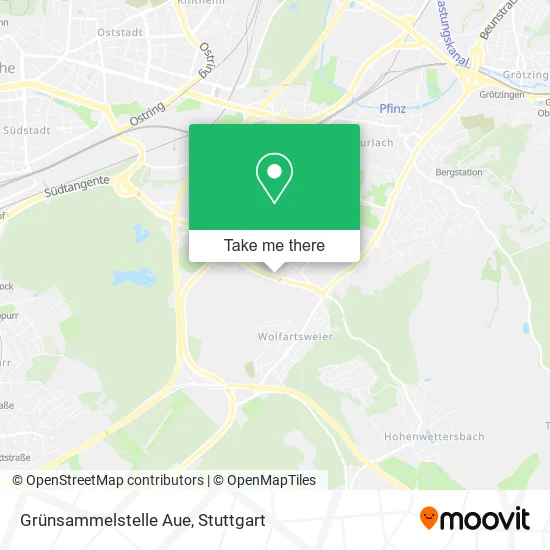 Карта Grünsammelstelle Aue