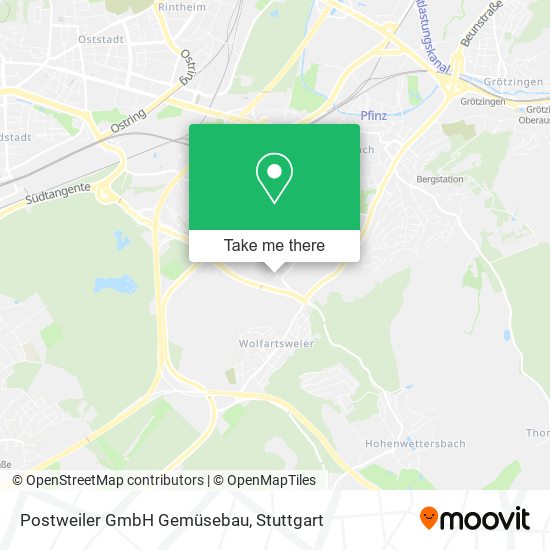 Карта Postweiler GmbH Gemüsebau