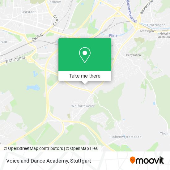 Voice and Dance Academy map