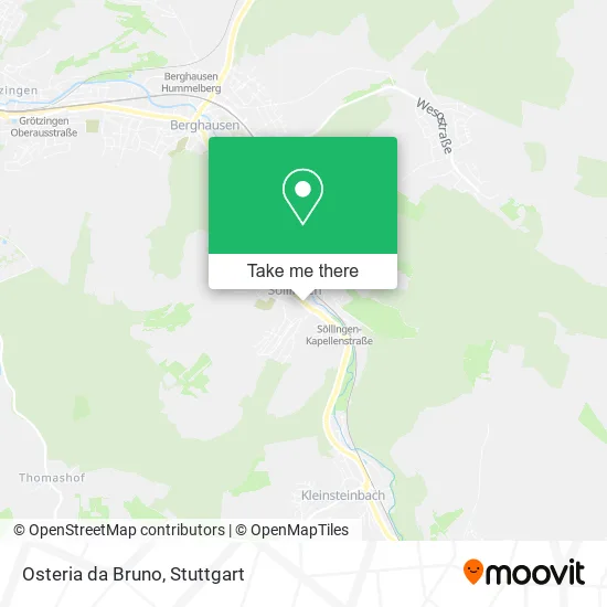 Карта Osteria da Bruno