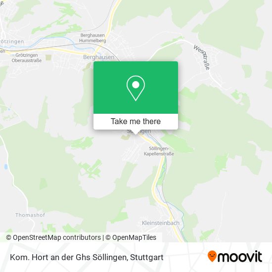 Kom. Hort an der Ghs Söllingen map