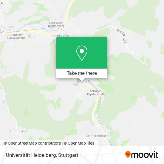 Universität Heidelberg map