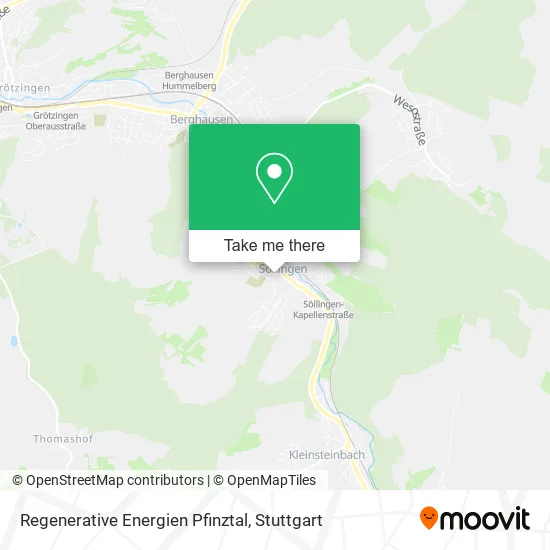 Карта Regenerative Energien Pfinztal