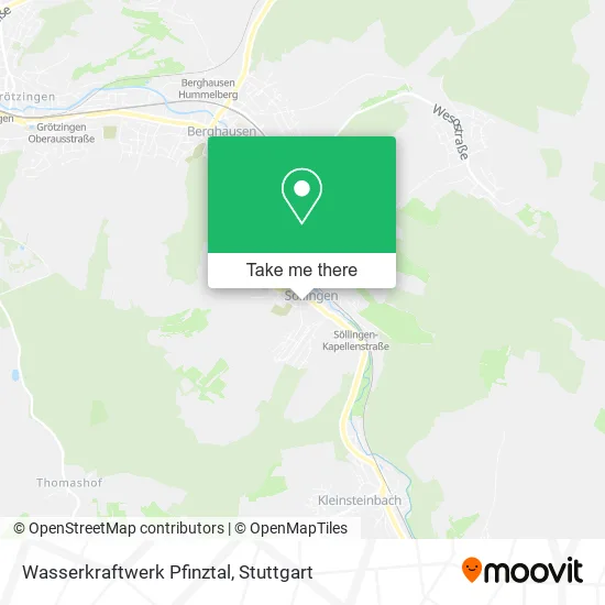 Карта Wasserkraftwerk Pfinztal