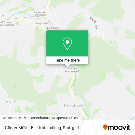 Карта Günter Müller Elektrohandlung