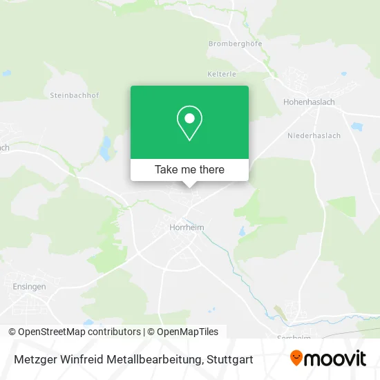 Карта Metzger Winfreid Metallbearbeitung
