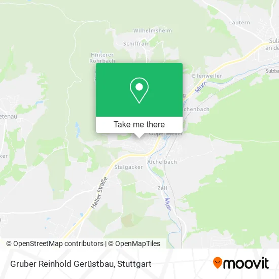 Карта Gruber Reinhold Gerüstbau