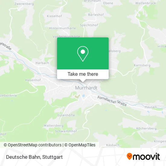 Карта Deutsche Bahn