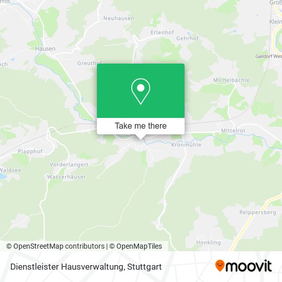 Dienstleister Hausverwaltung map