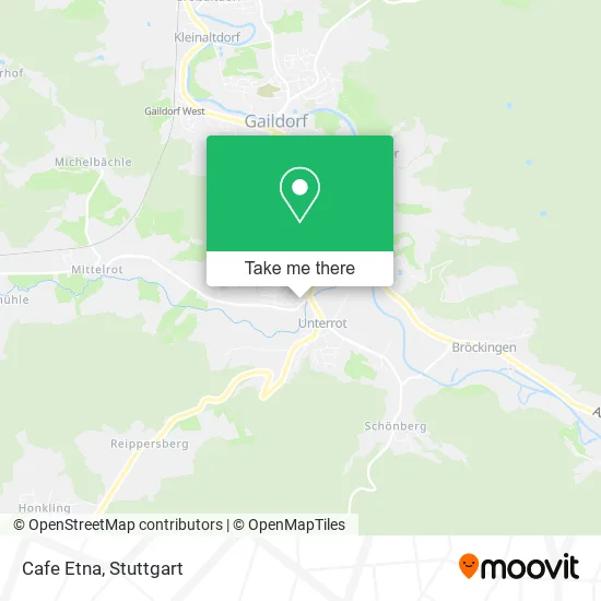 Карта Cafe Etna