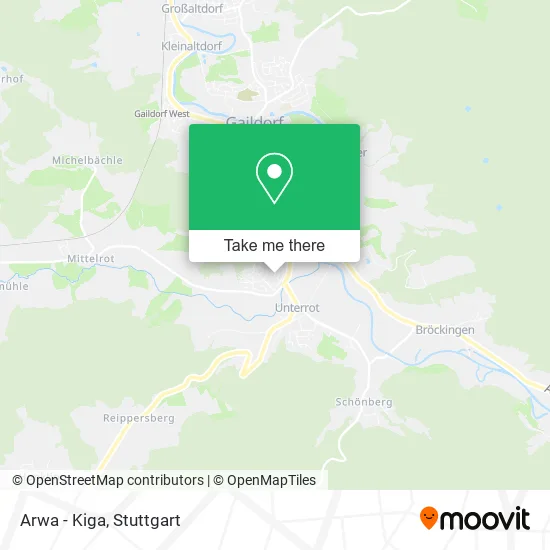 Карта Arwa - Kiga