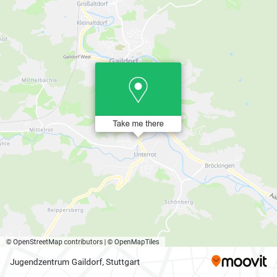 Карта Jugendzentrum Gaildorf