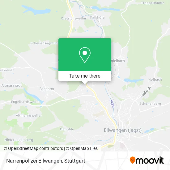 Карта Narrenpolizei Ellwangen