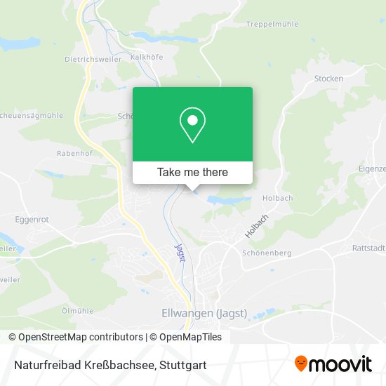 Naturfreibad Kreßbachsee map