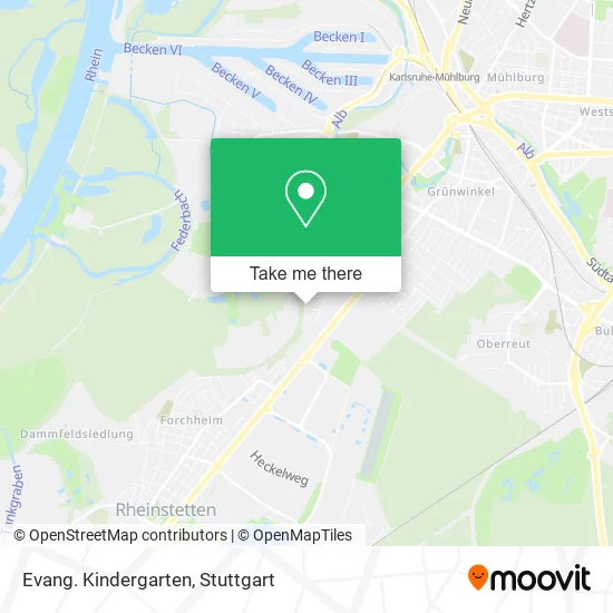 Карта Evang. Kindergarten