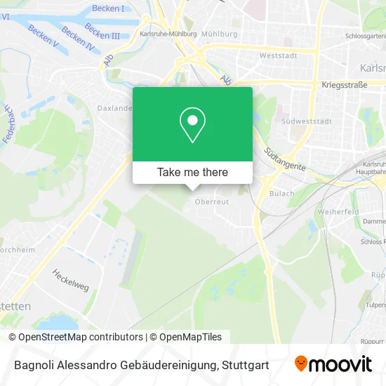 Карта Bagnoli Alessandro Gebäudereinigung
