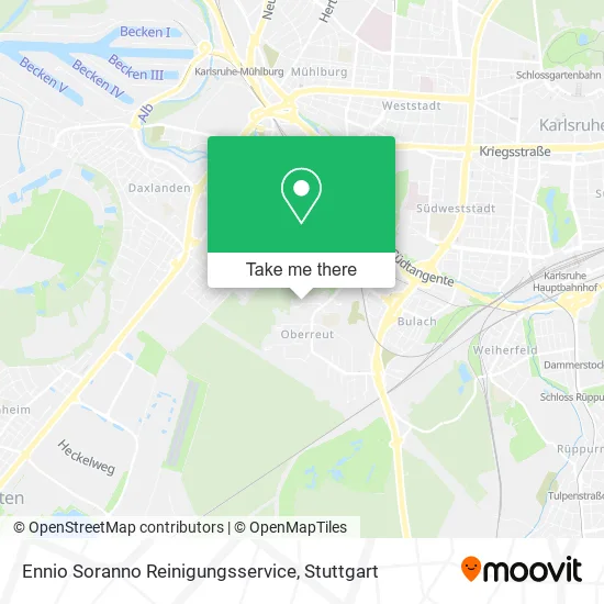 Карта Ennio Soranno Reinigungsservice