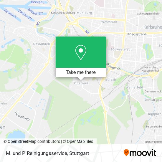 M. und P. Reinigungsservice map