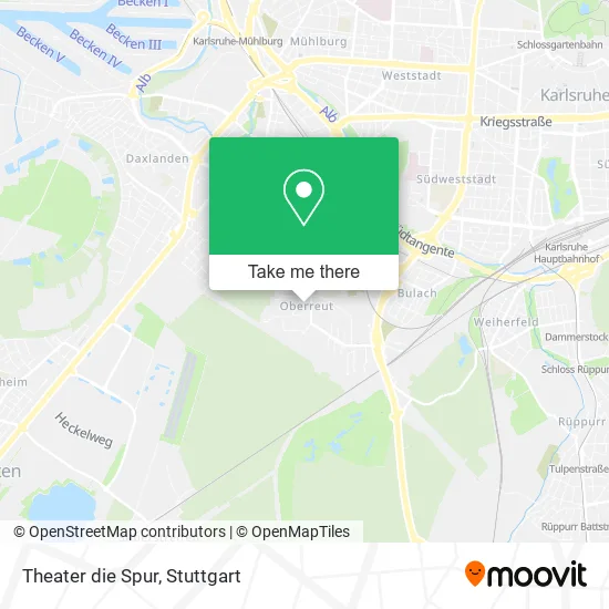Карта Theater die Spur