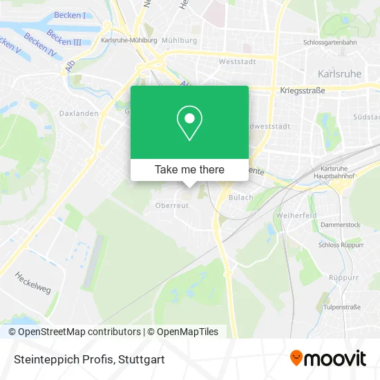 Карта Steinteppich Profis