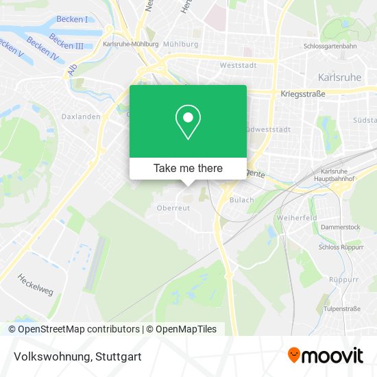 Карта Volkswohnung