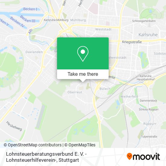 Lohnsteuerberatungsverbund E. V. -Lohnsteuerhilfeverein- map