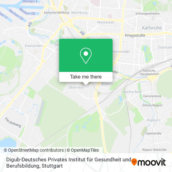Digub-Deutsches Privates Institut für Gesundheit und Berufsbildung map