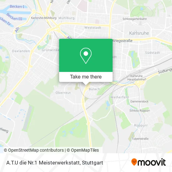 Карта A.T.U die Nr.1 Meisterwerkstatt