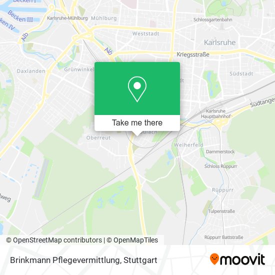 Brinkmann Pflegevermittlung map