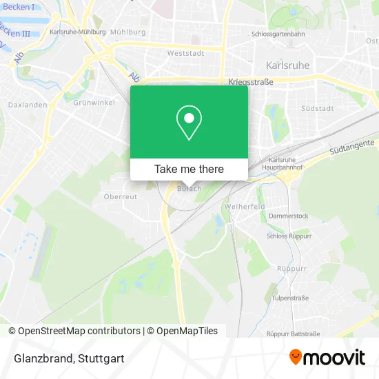 Карта Glanzbrand