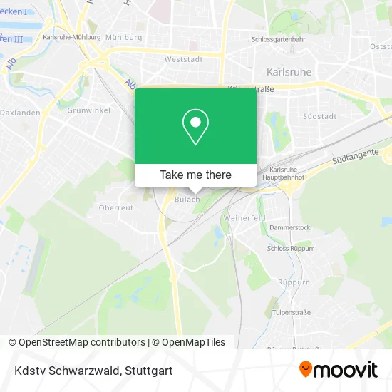Карта Kdstv Schwarzwald