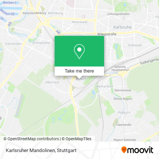 Карта Karlsruher Mandolinen
