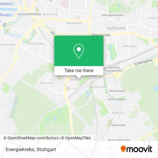 Карта Energiekrebs