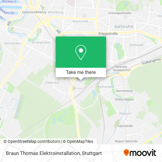 Карта Braun Thomas Elektroinstallation