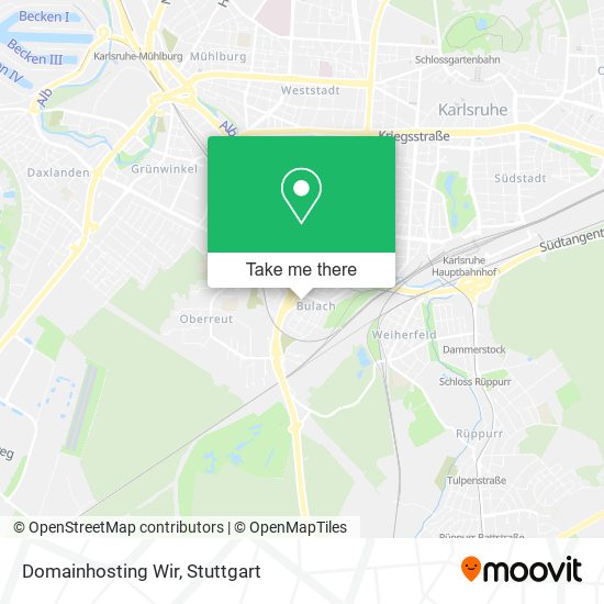 Domainhosting Wir map