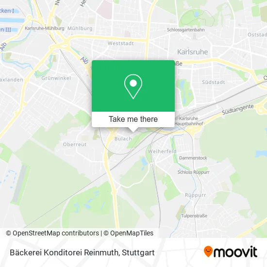 Карта Bäckerei Konditorei Reinmuth