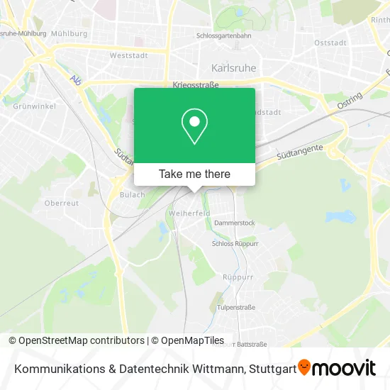 Карта Kommunikations & Datentechnik Wittmann