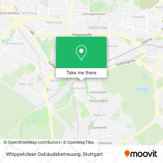 Карта Whippetclean Gebäudebetreuung